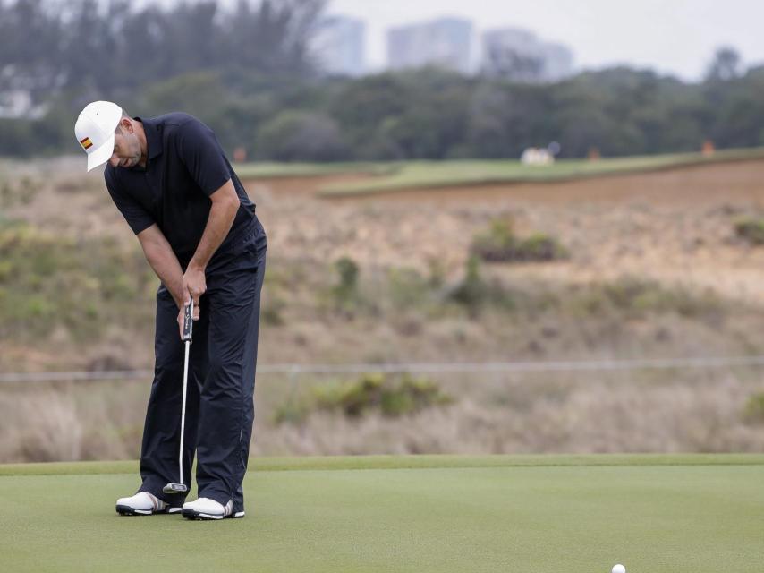 Sergio García, durante el torneo.
