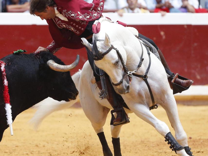 Pablo Hermoso de Mendoza en Illumbe.