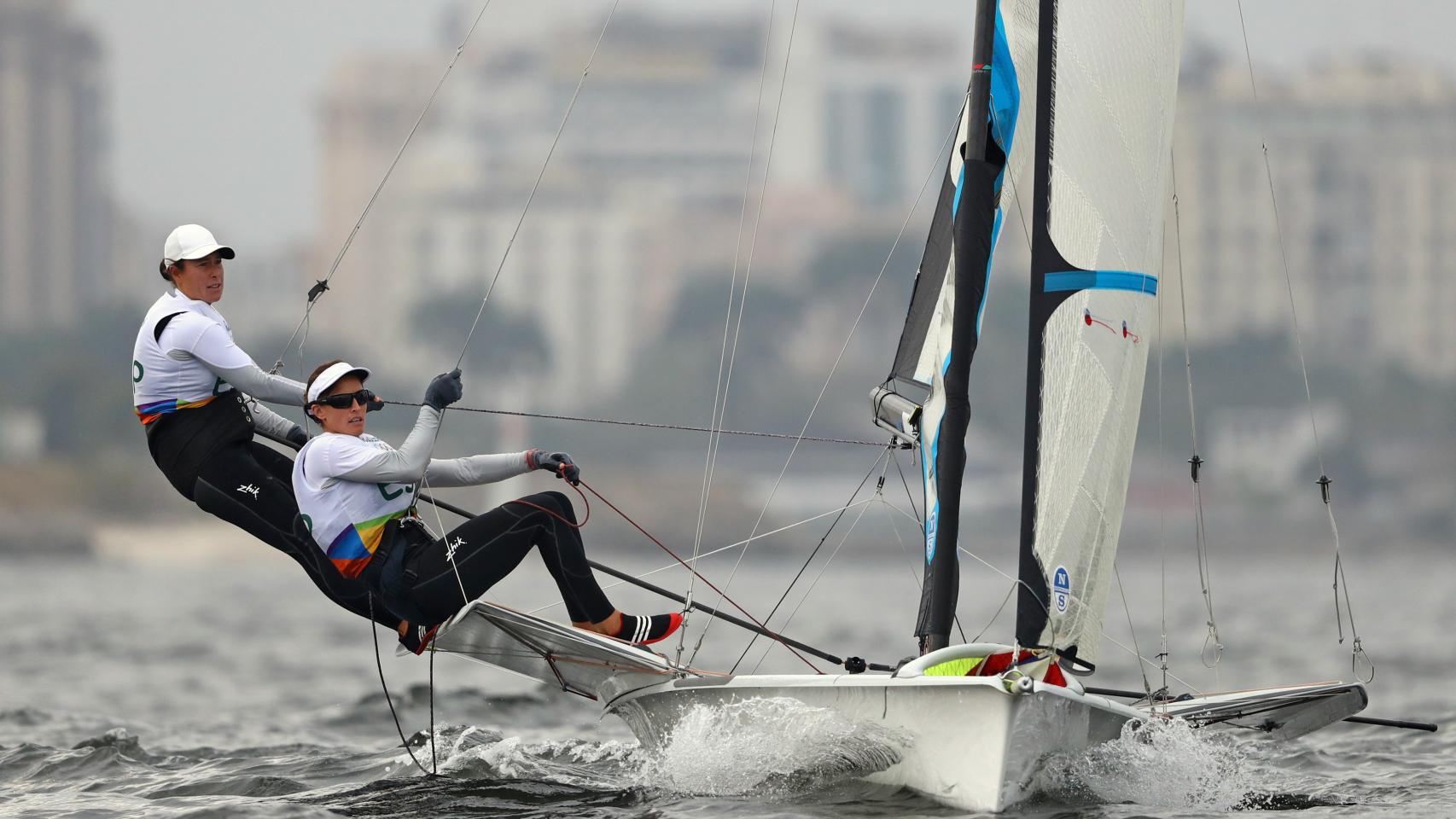 Echegoyen y Betanzos, líderes del 49er FX.