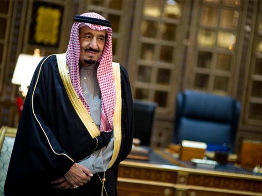 Imagen del Rey Salman de Arabia Saudí.