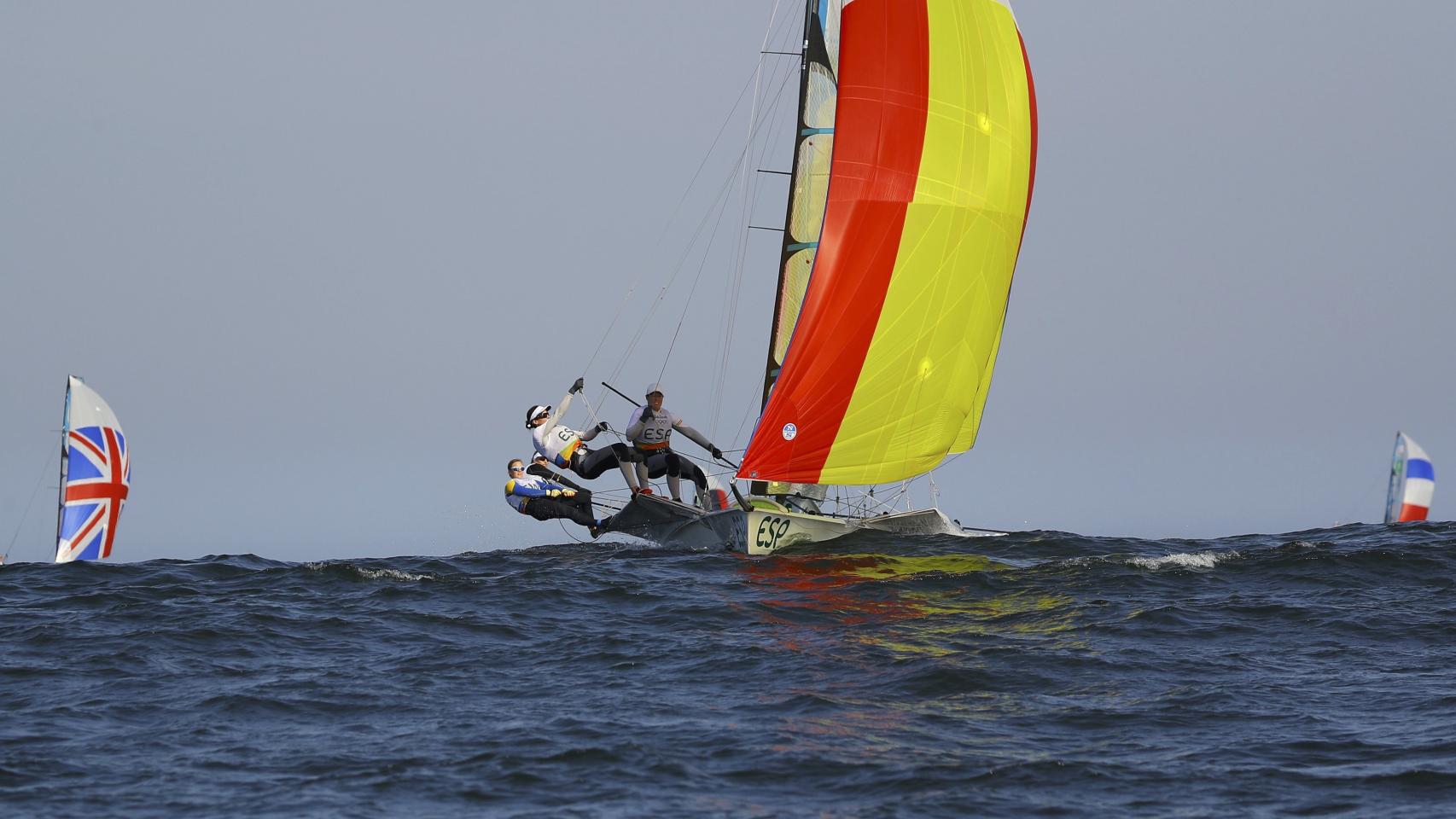 Echegoyen y Betanzos durante la jornada del lunes.
