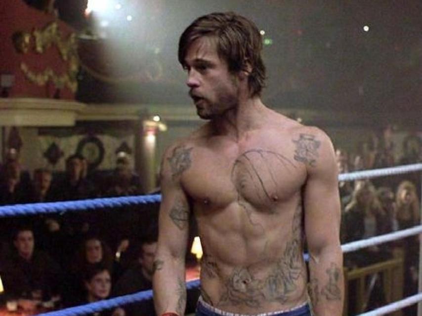 Brad Pitt en Snatch, cerdos y diamantes.
