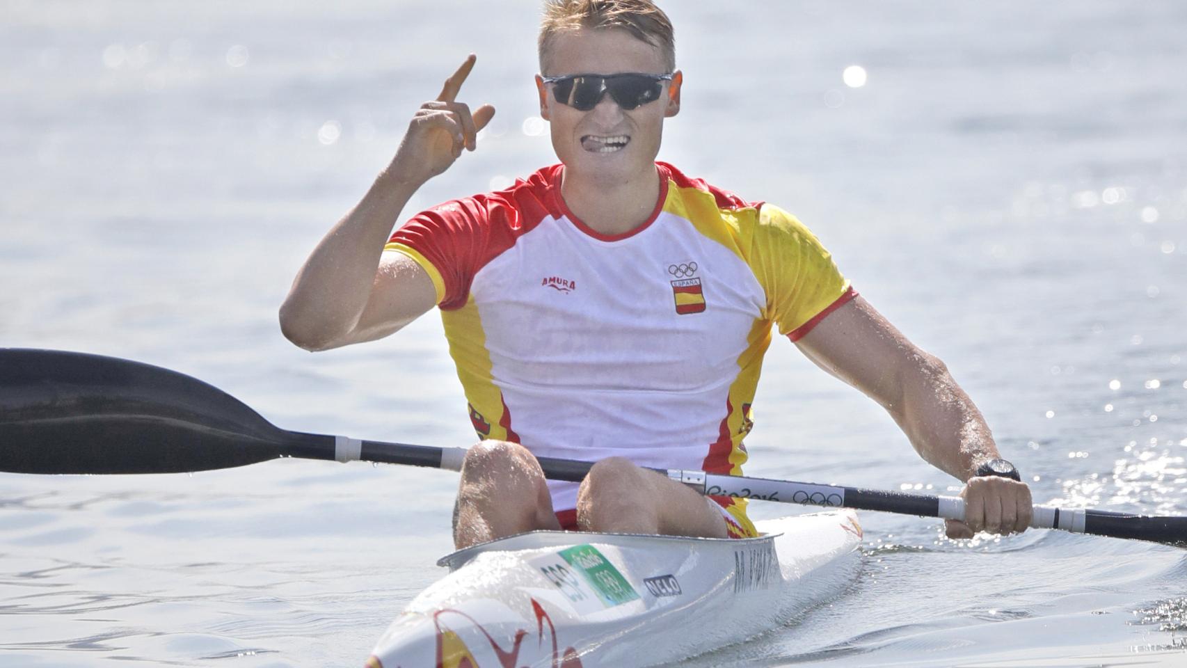 El español Marcus Waltz celebra el triunfo