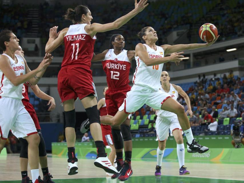 Xargay, en acción durante el encuentro ante Turquía.