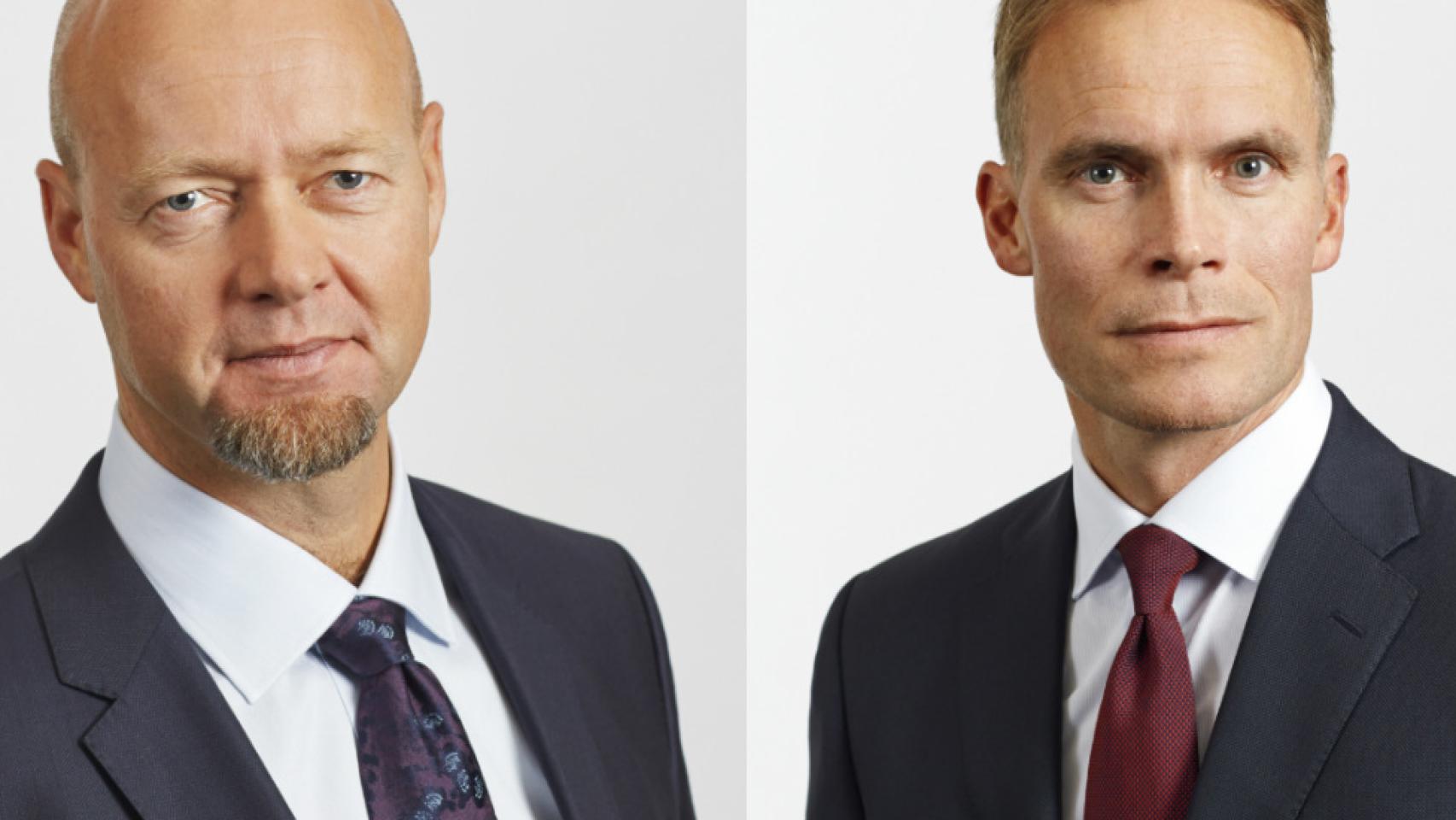 Yngve Slyngstad y Trond Grande, consejeros delegados del NIMB.