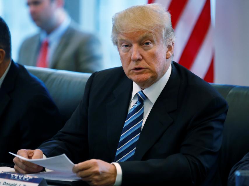 Trump se está quedando rezagado en las encuestas.