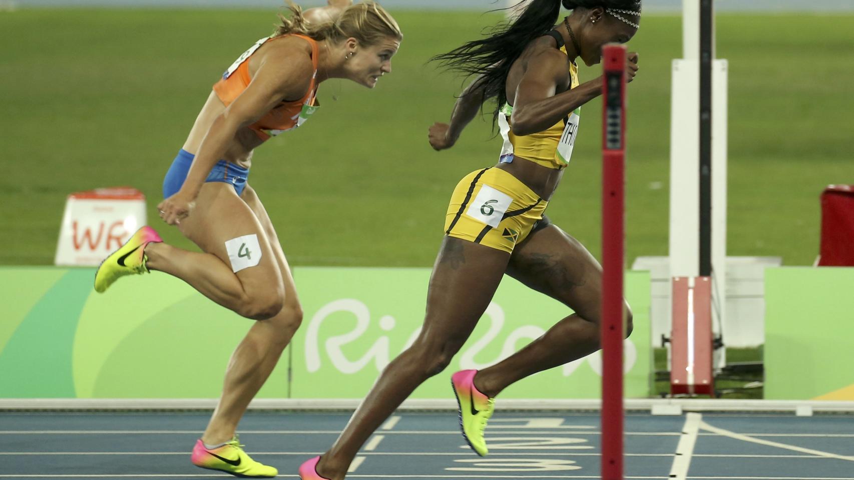 Elaine Thompson y Dafne Schippers.