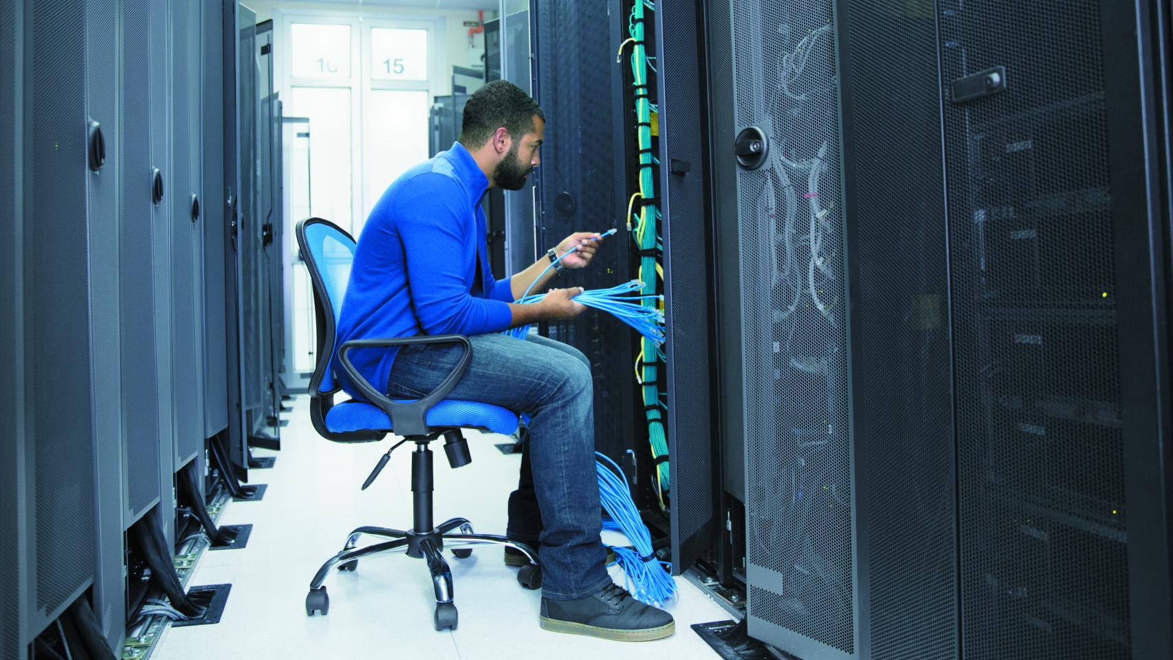 Un centro de datos de Intel.