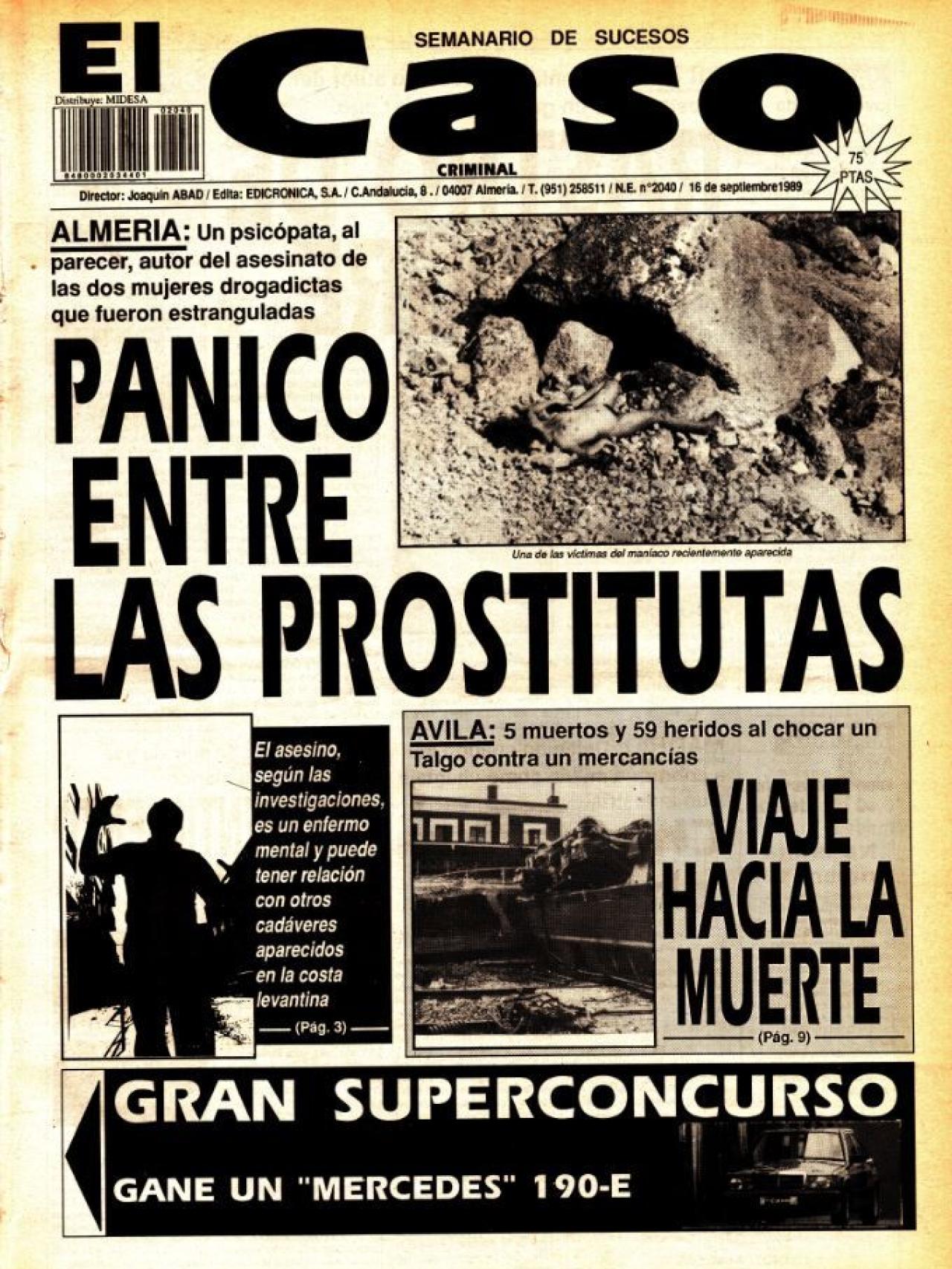 Portada de El Caso del 16 de septiembre de 1989.