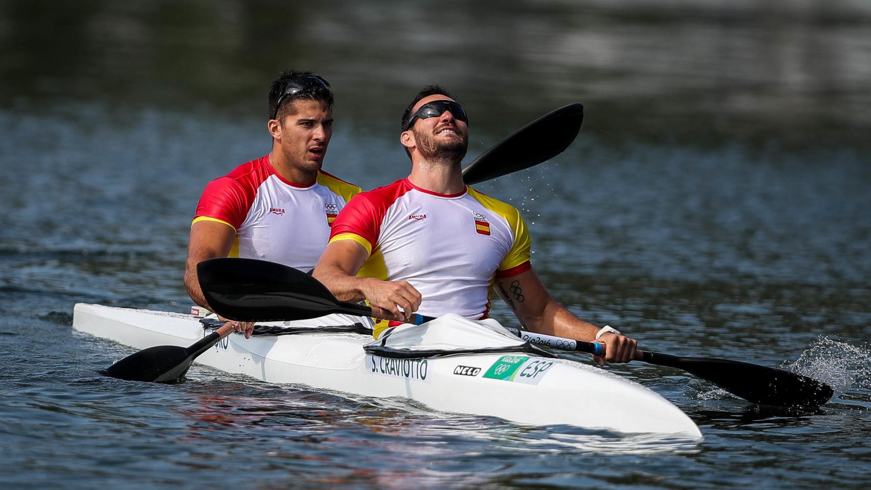 Craviotto y Toro, al terminar la final del K2 500.