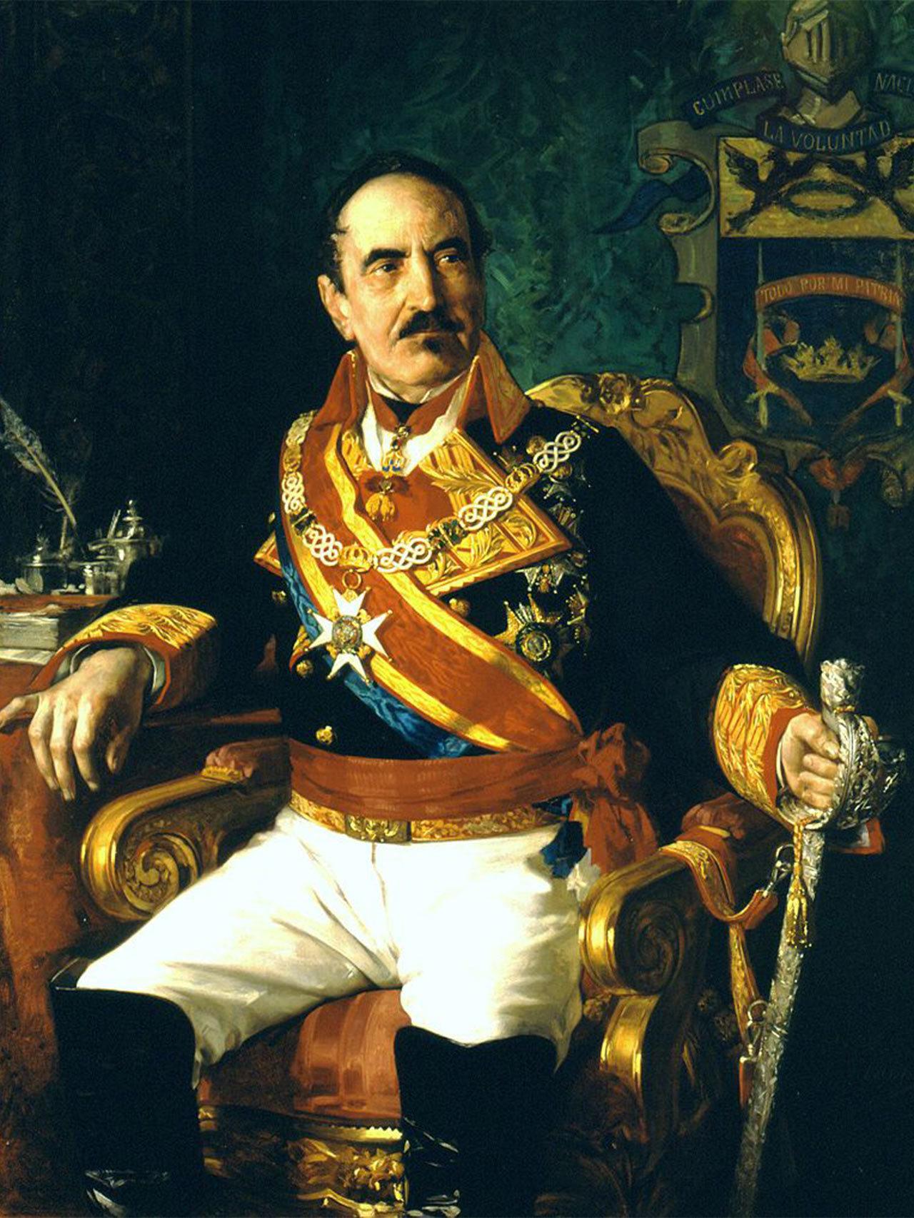 Espartero, por  José Casado del Alisal.