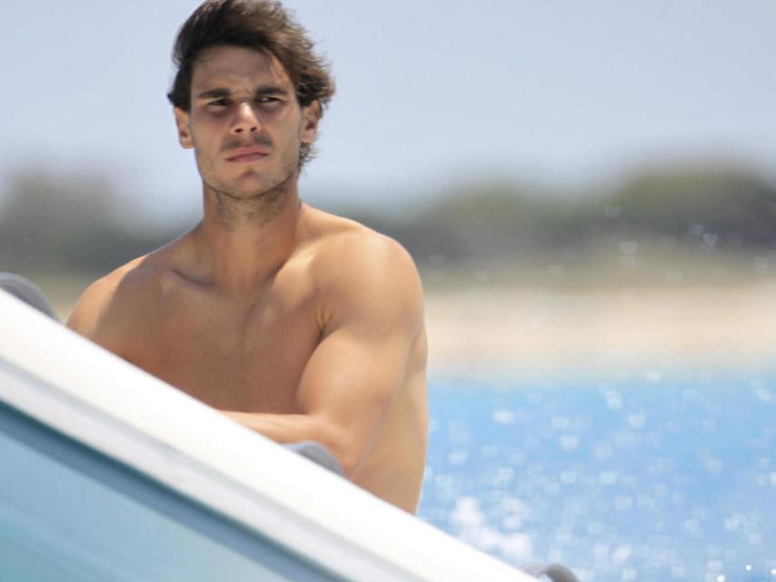 Rafa Nadal, durante sus vacaciones.