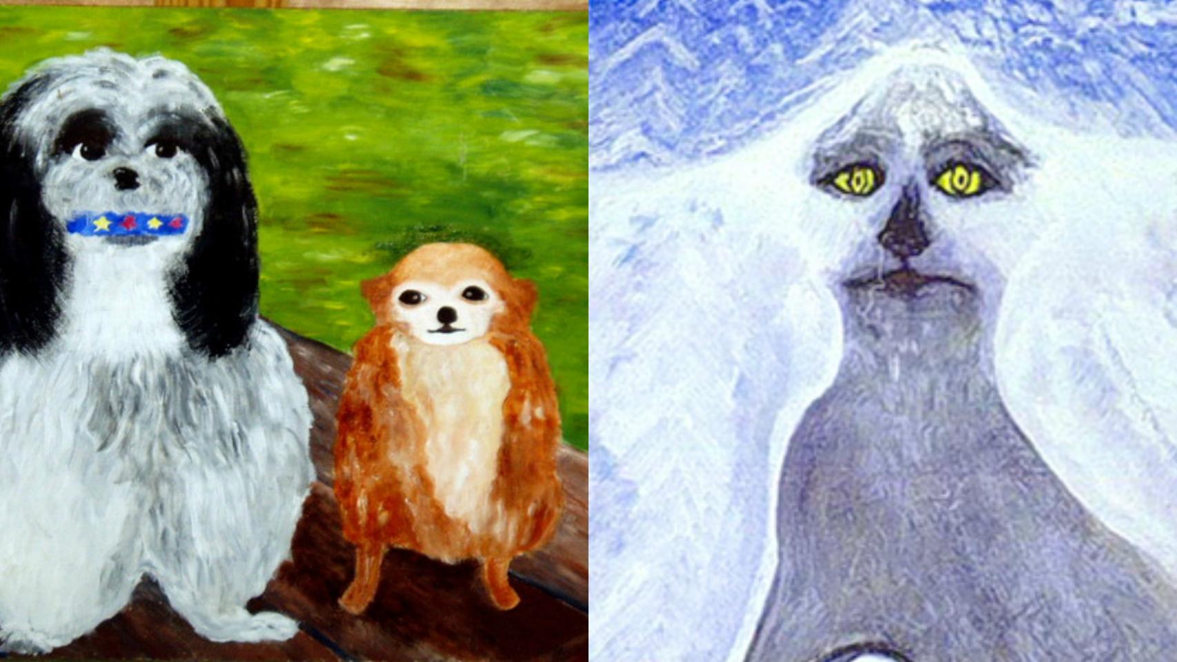 A la izquierda Charlie and Seba, y a la derecha Dog.