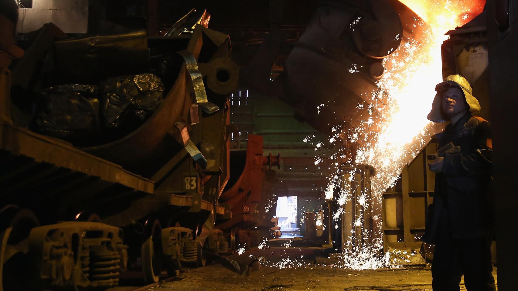 Fundición de acero.