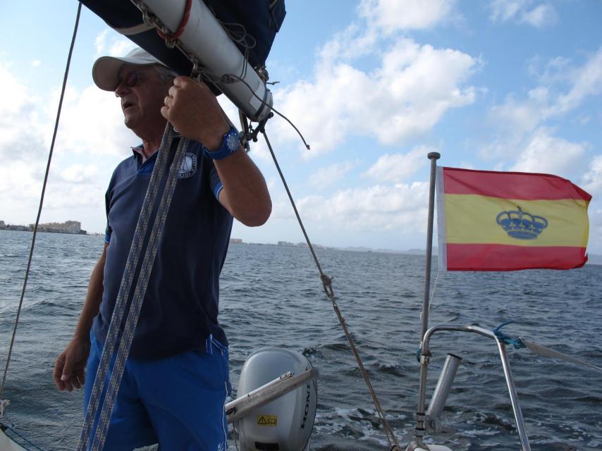 Ramón Pagán ha visto deteriorarse el Mar Menor en los últimos 20 años.