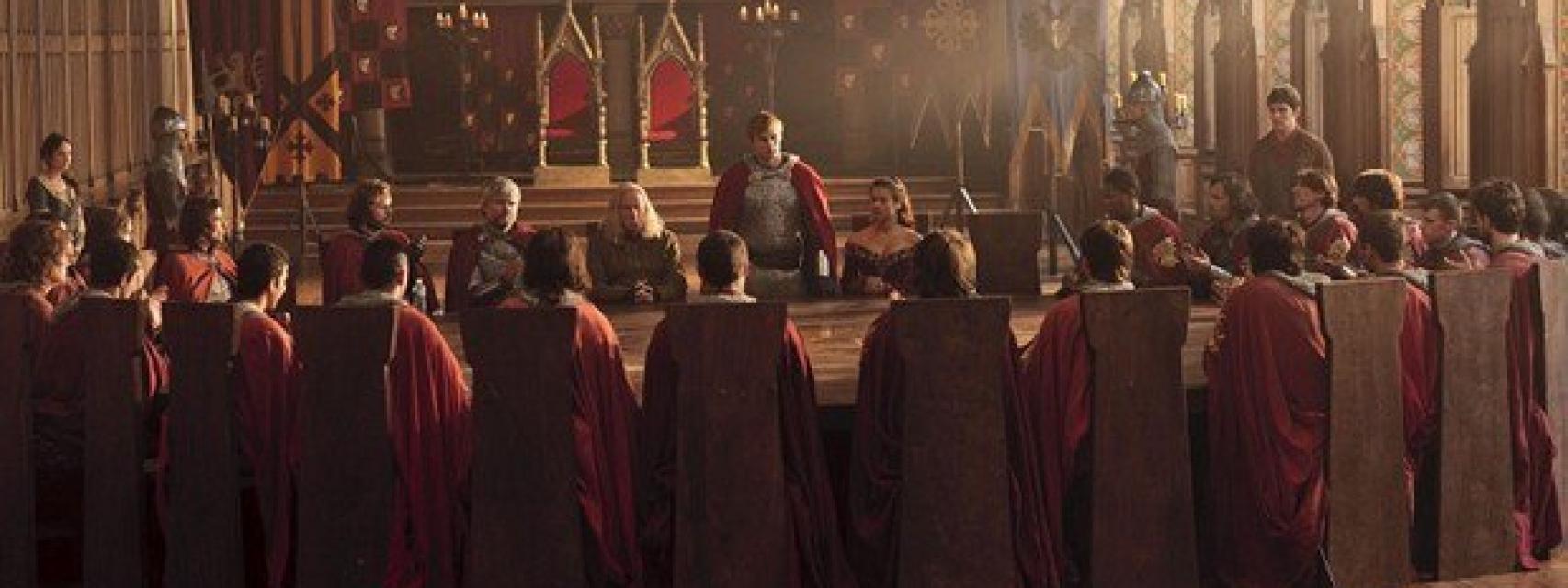 Fotograma de la película El Rey Arturo: Los Caballeros de la Mesa Redonda .