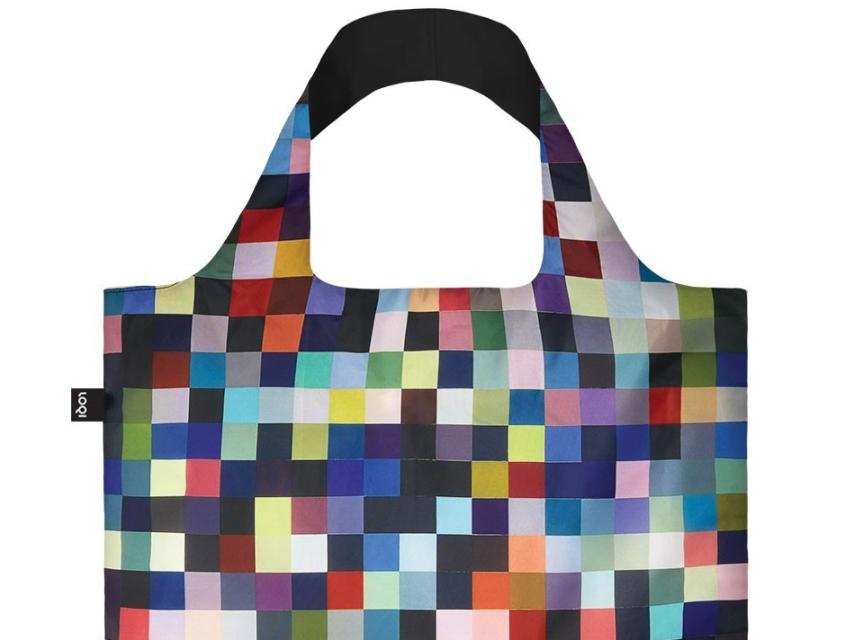 Bolso de pixels vendido en el MoMa de Nueva York.