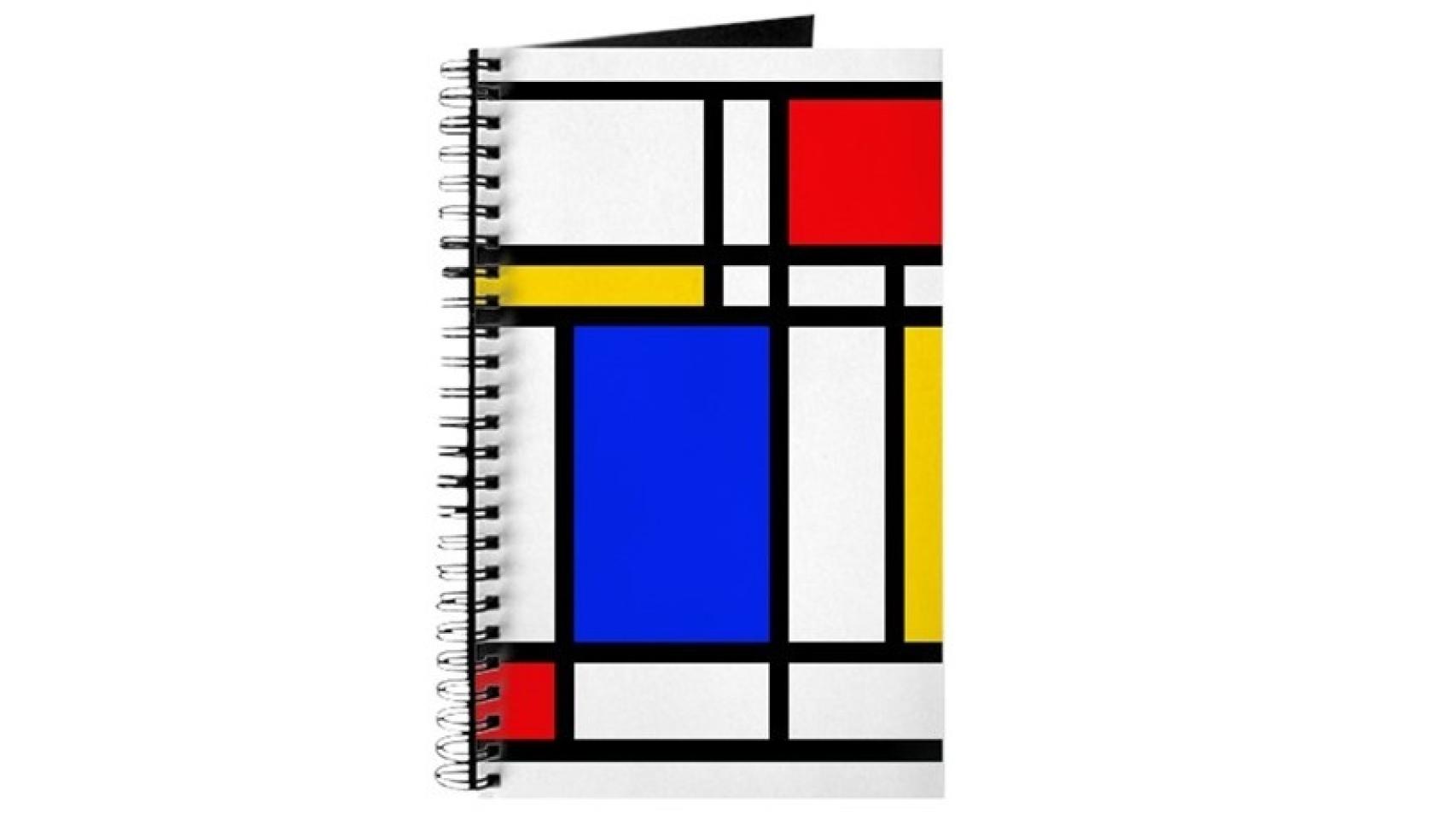 Cuaderno de notas Mondrian.