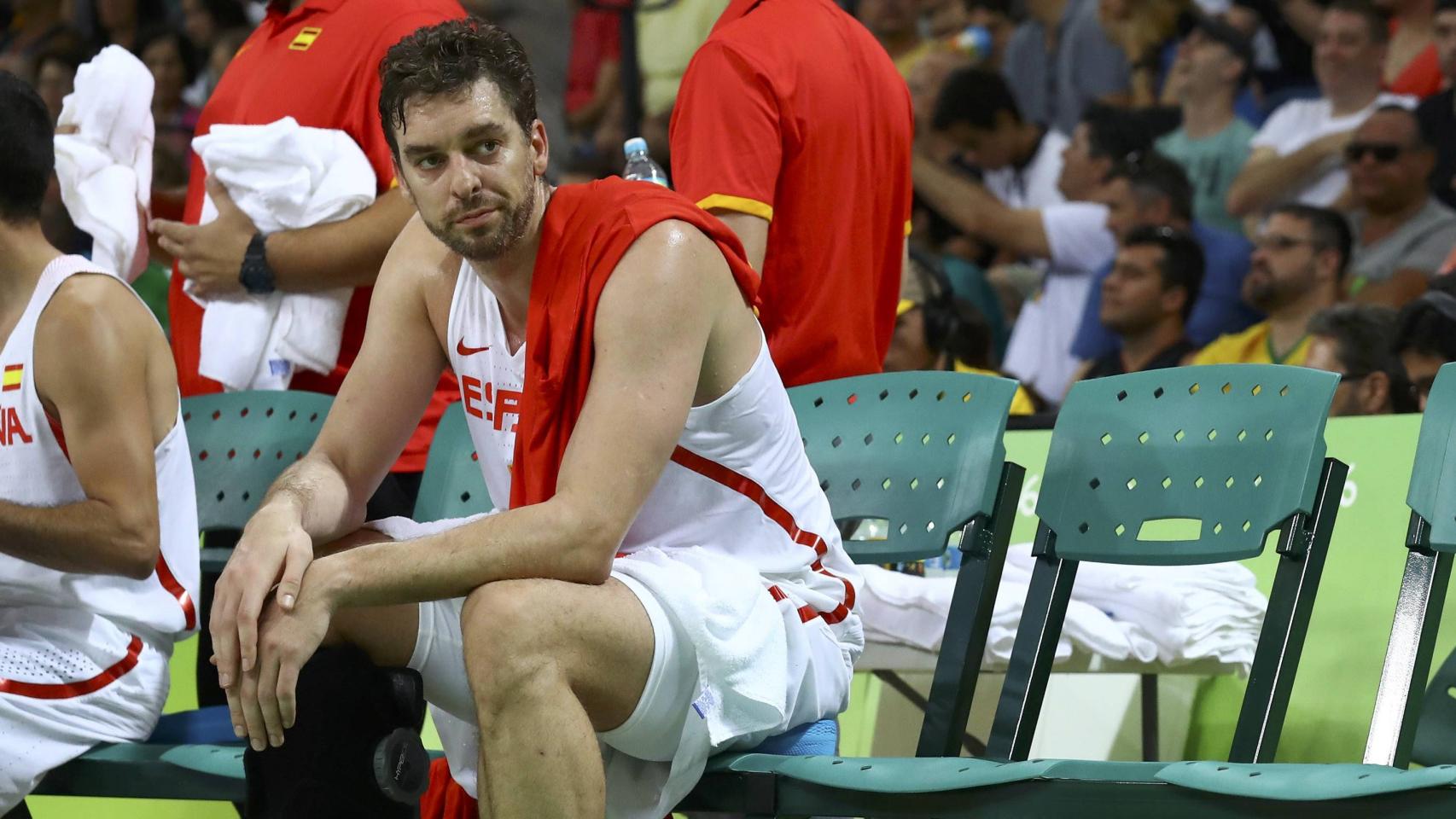 Pau Gasol, tras la derrota en semifinales frente a Estados Unidos.