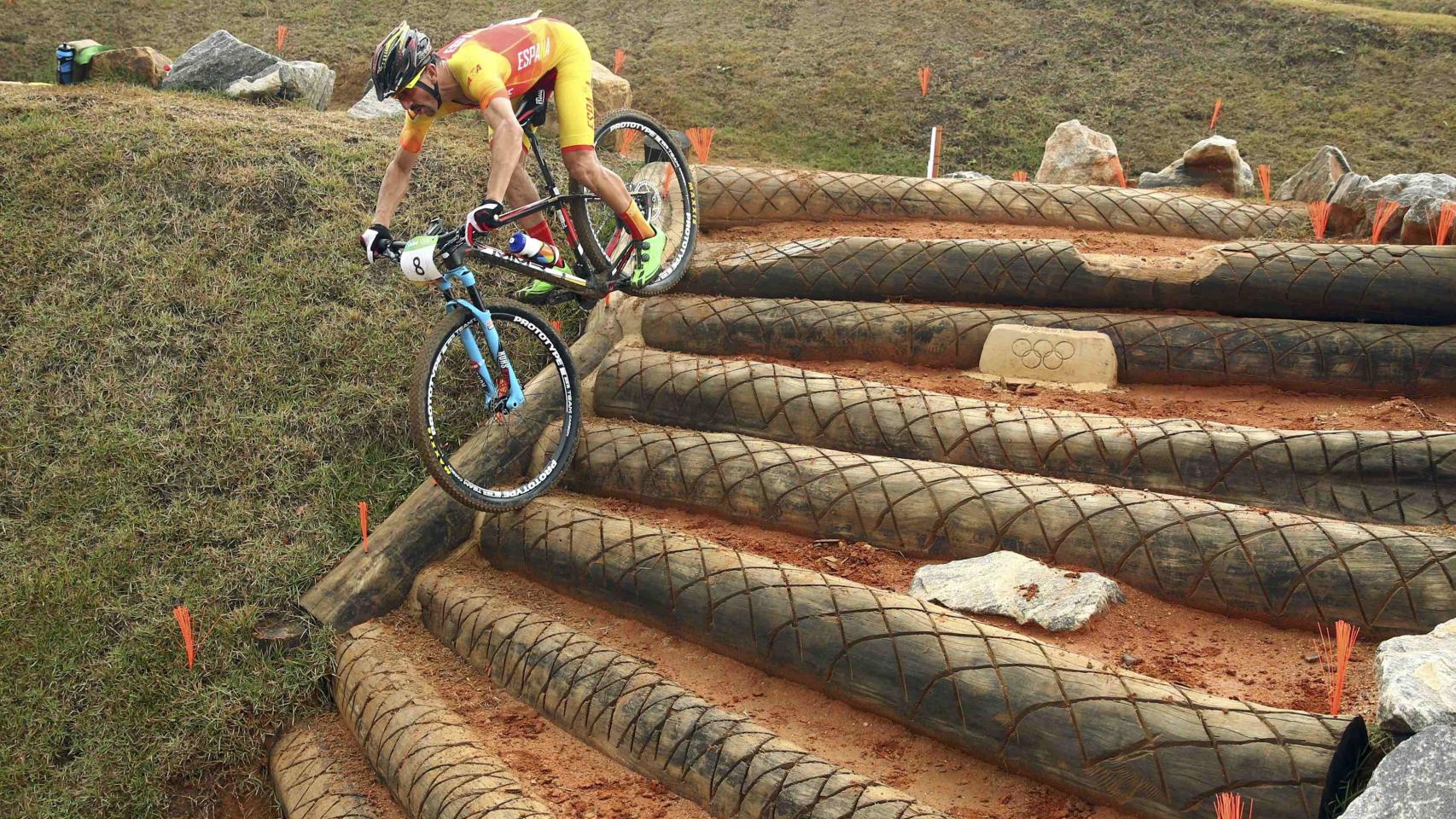 Carlos Coloma durante la prueba.