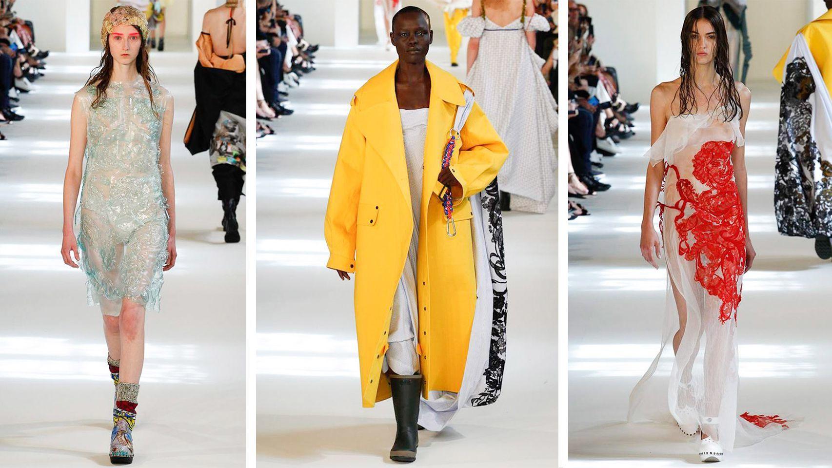 Un desfile que podría calificarse como, manga por hombro.