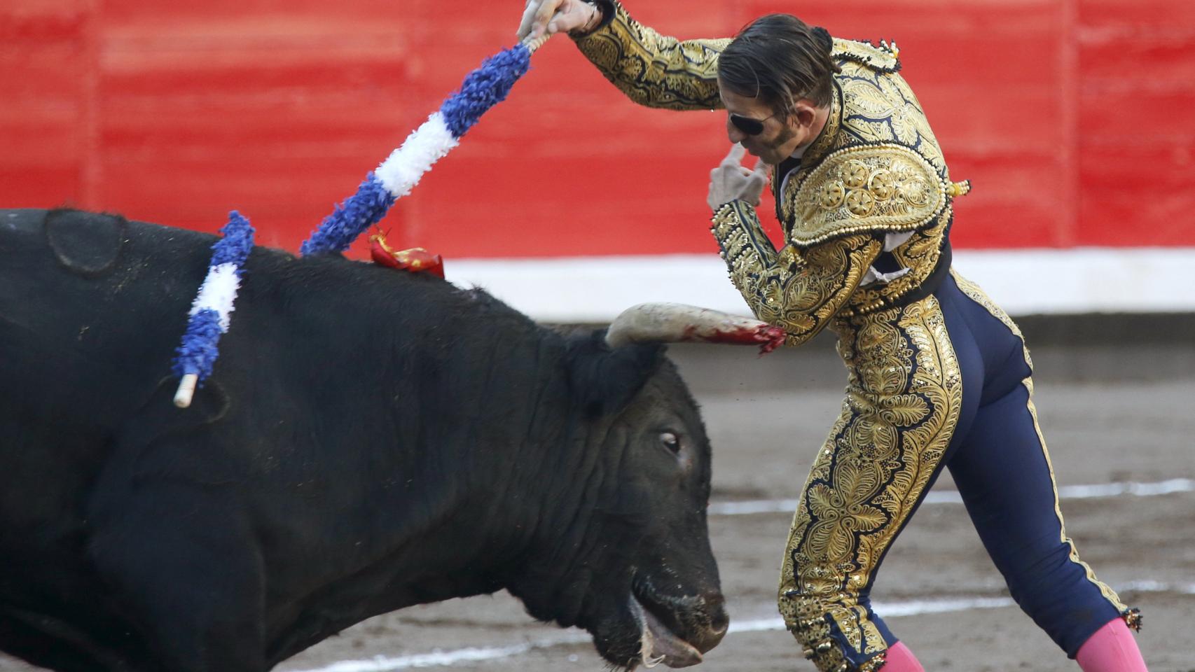 Padilla, durante la corrida.