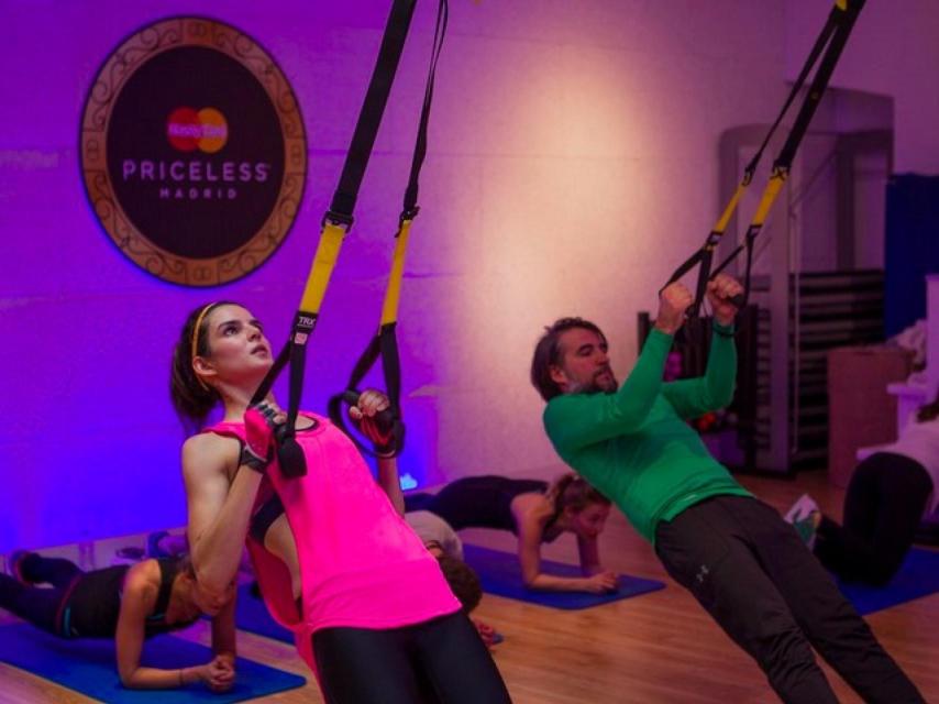 Clara Lago, durante uno de sus entrenamientos.