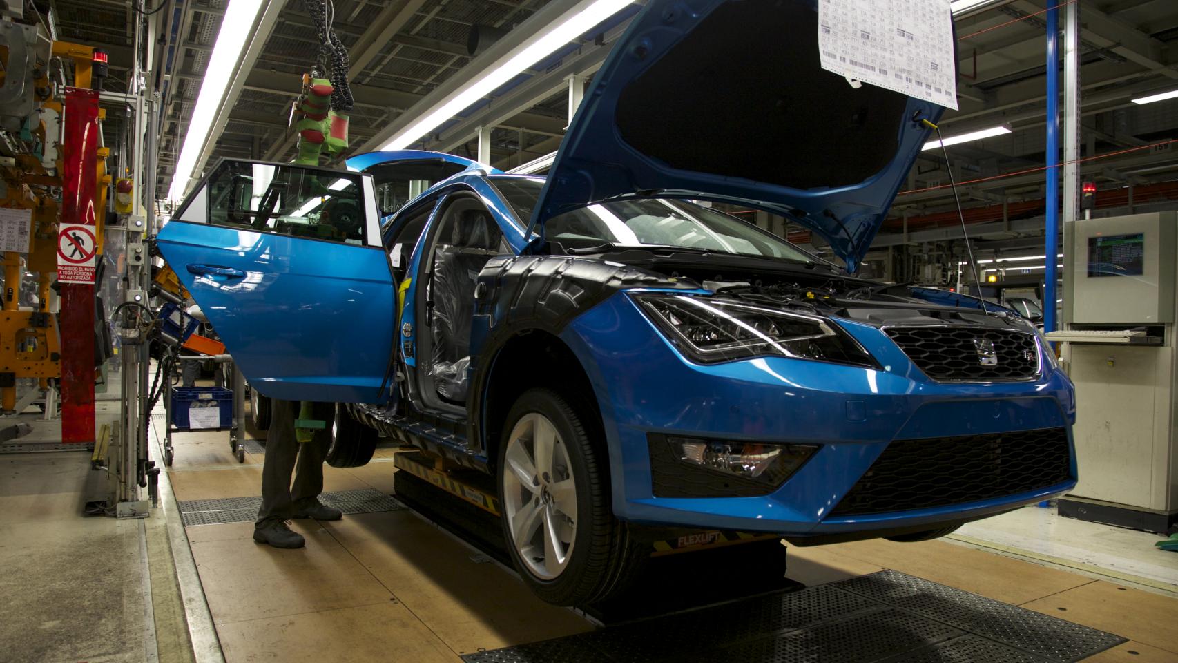 Línea de producción de Seat en Martorell.