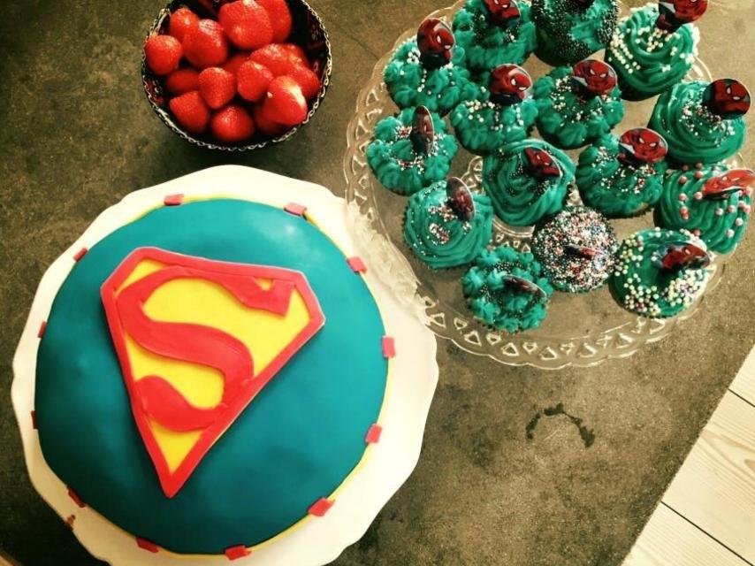 Algunas de las elaboraciones de Eva Sannum con motivo del cumpleaños de uno de sus hijos.