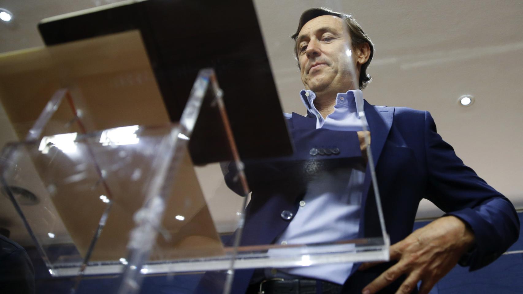 Rafael Hernando, en una comparecencia reciente en el Congreso.