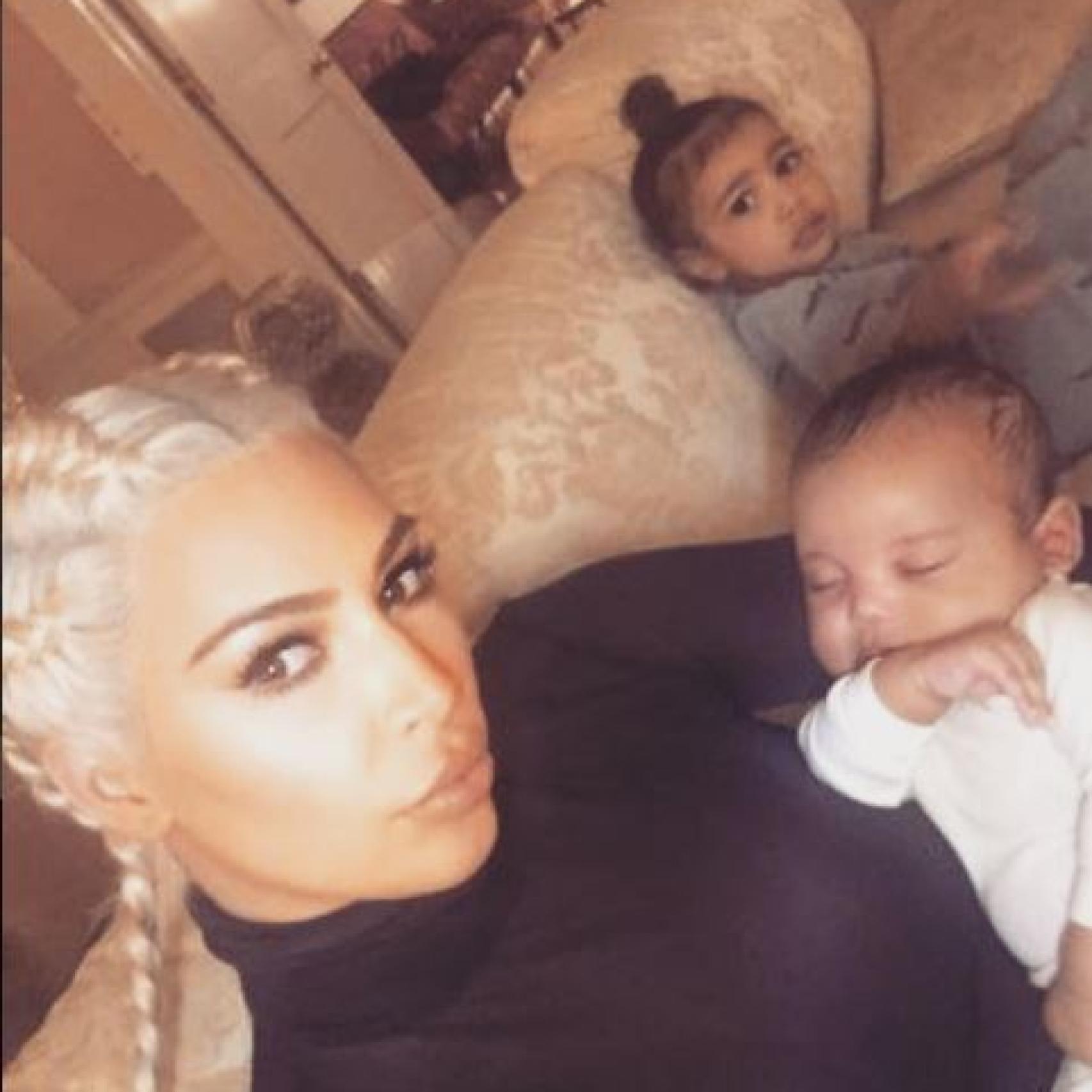 Hijos de Kim Kardashian.