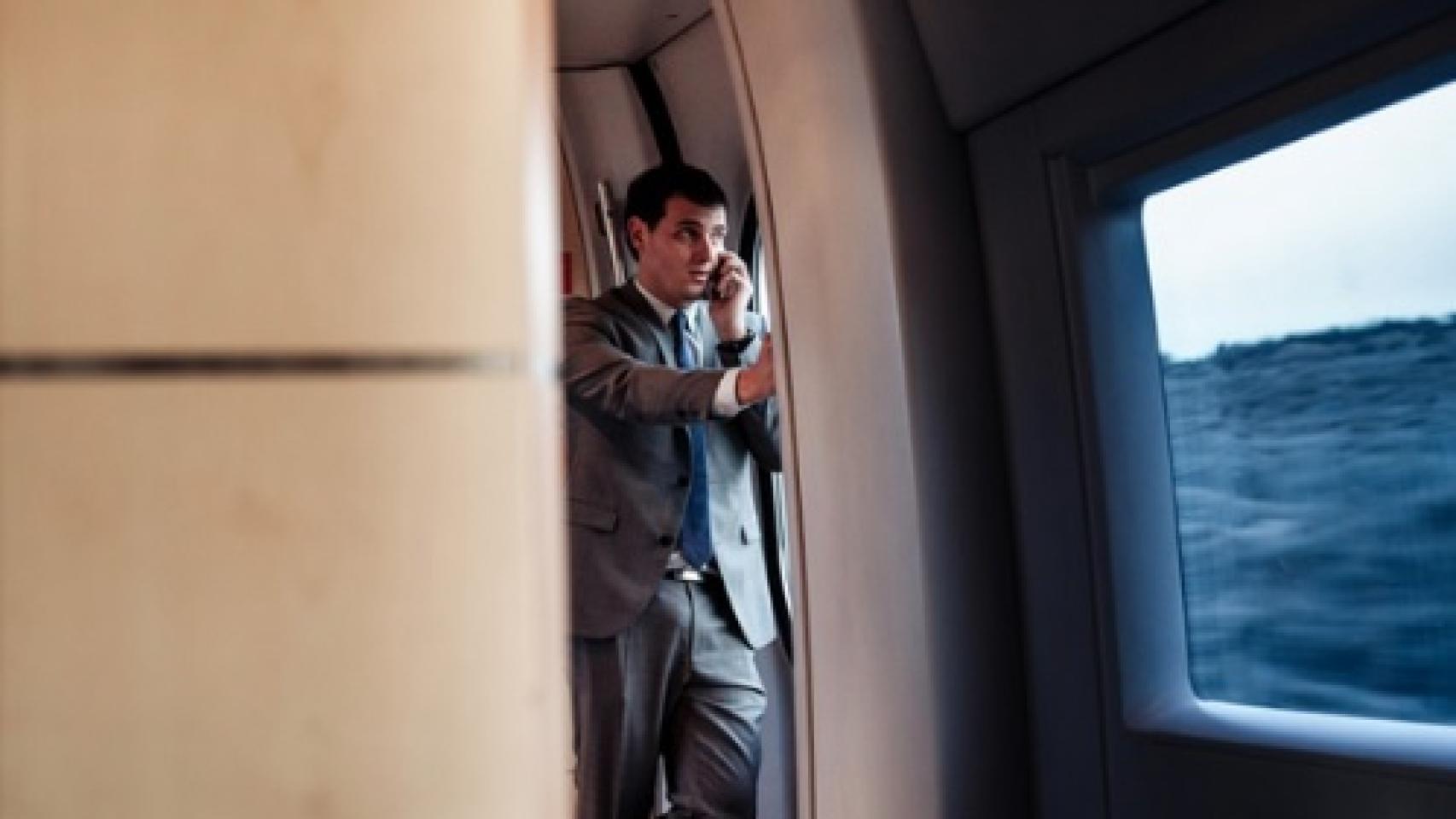 Rivera posando para una entrevista concedida al EL ESPAÑOL