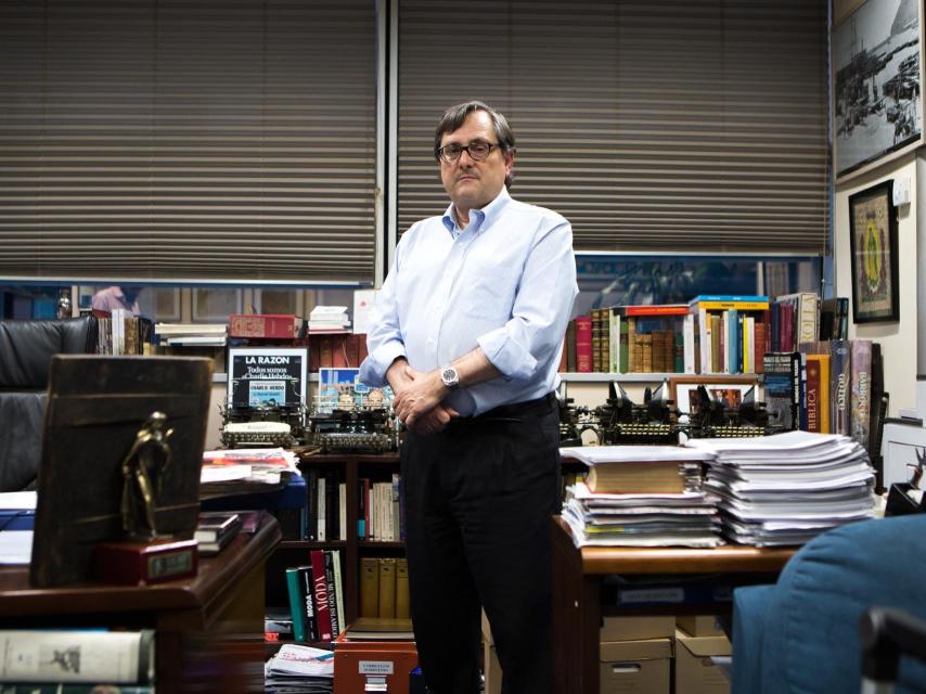 Marhuenda, en su despacho de La Razón.