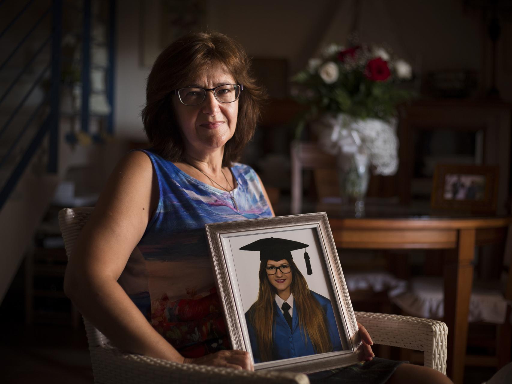 Carmen Vida, madre de Esther Verdugo, fallecida en la carretera N-IV.