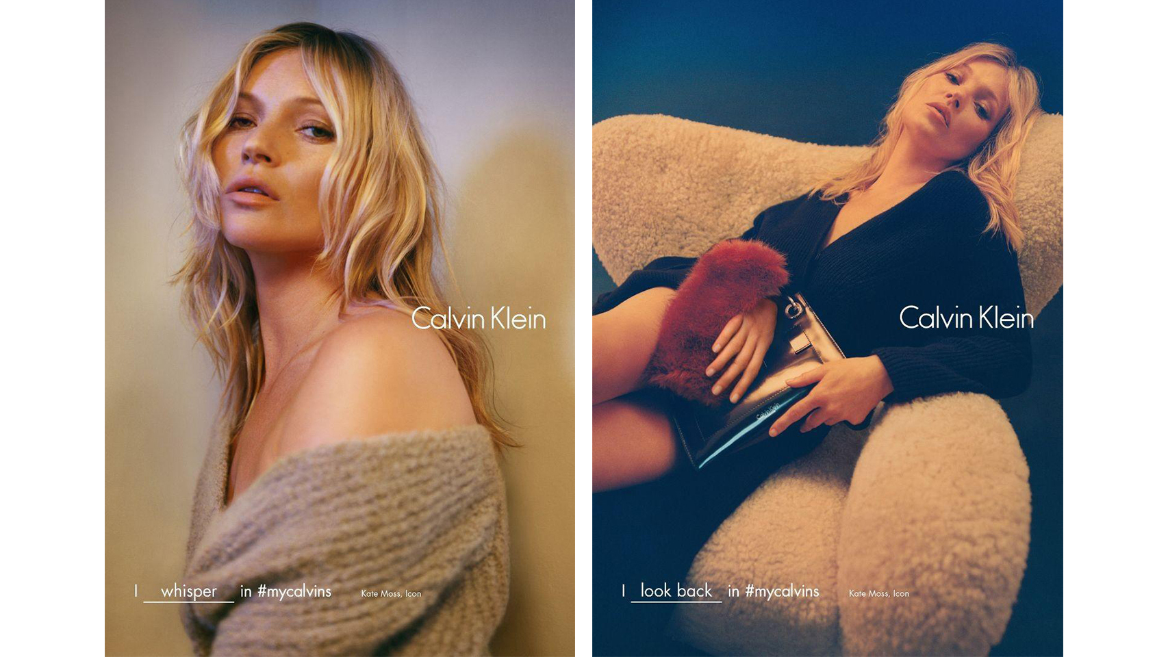 Kate Moss en la campaña #mycalvins