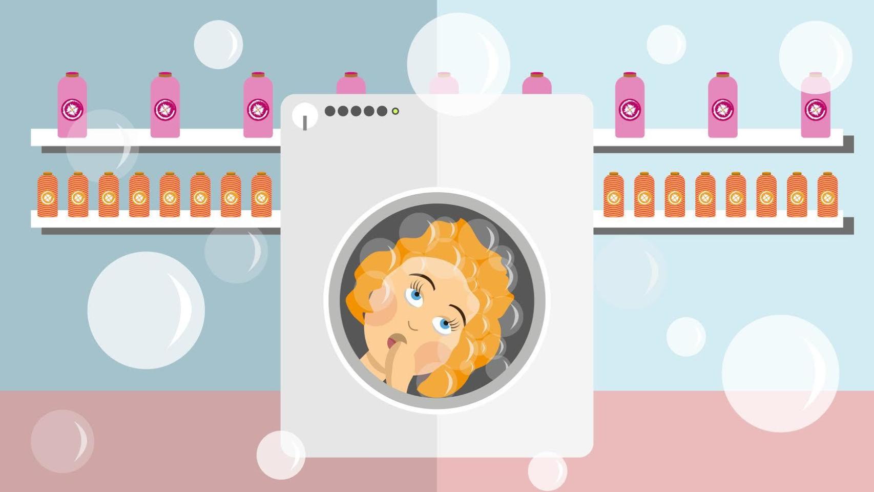 ¿Programa de pre-lavado? Ilustración: Belén Navarro.