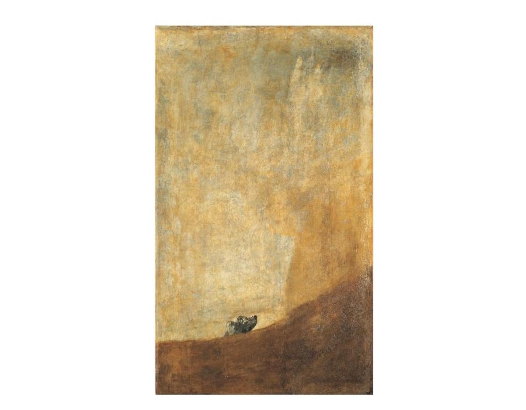 El perro semihundido de las Pinturas negras, inevitable.