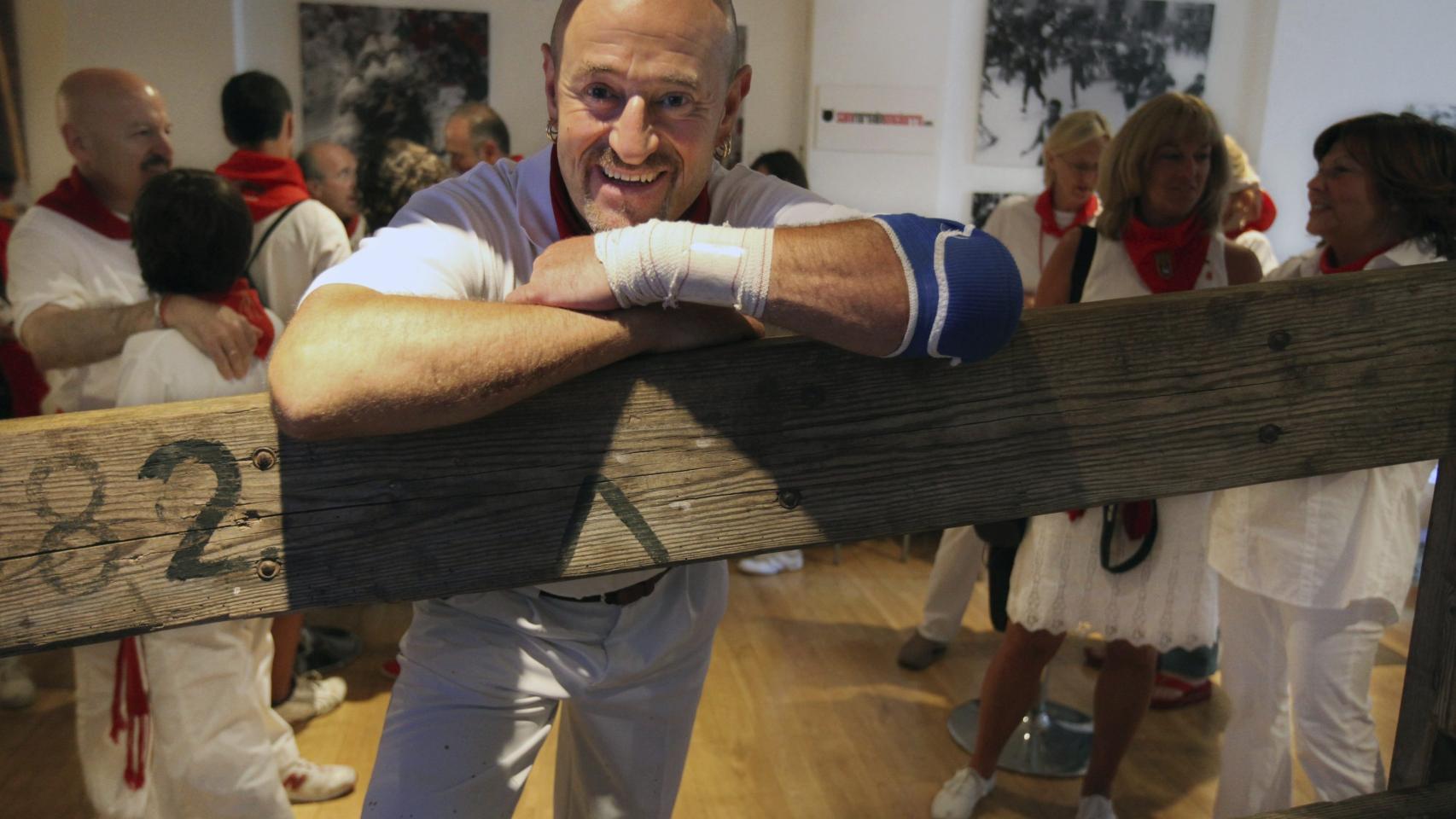 Julen Madina, célebre corredor de encierros.