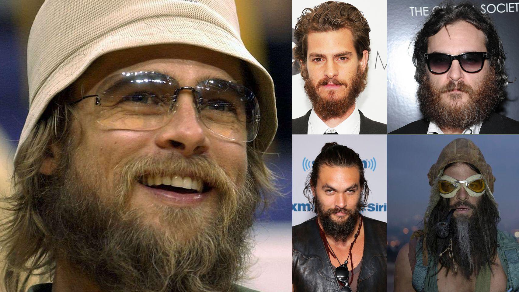 Brad Pitt, Andrew Garfield, Jason Momoa, Joaquin Fenix y Chris Pine (de izq. a dcha.).