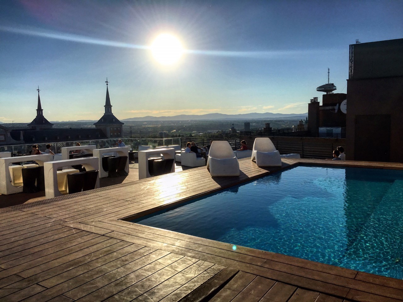 La azotea del Sky Moncloa.