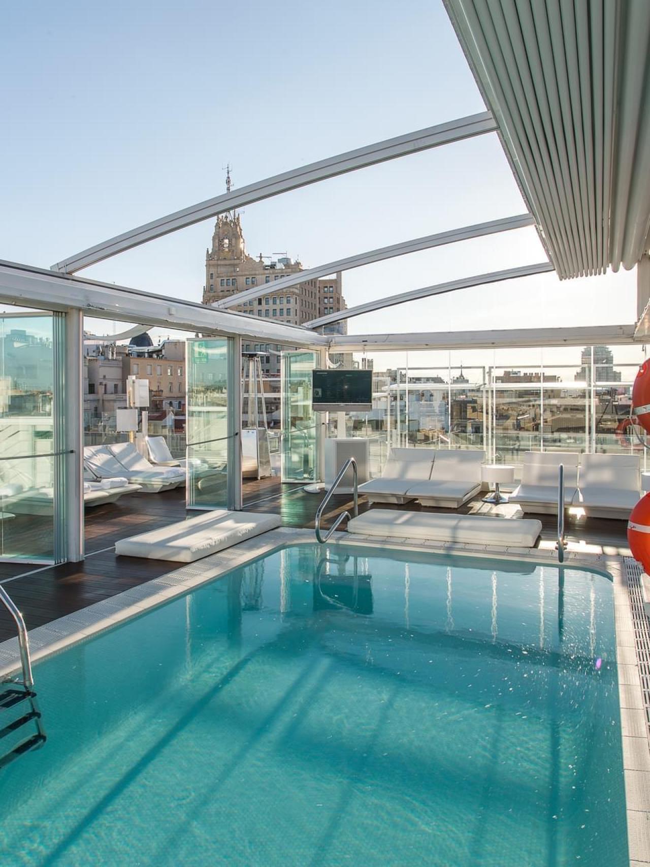 Aprovecha a darte un baño en las alturas.