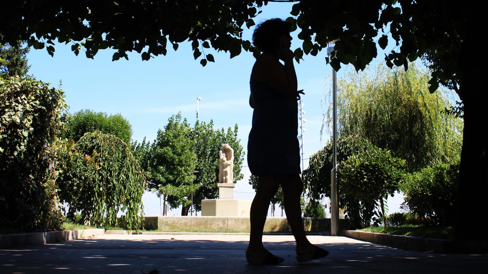 Pase de Valle-Inclán, donde la madre de Diana Quer se despidió de su hija.