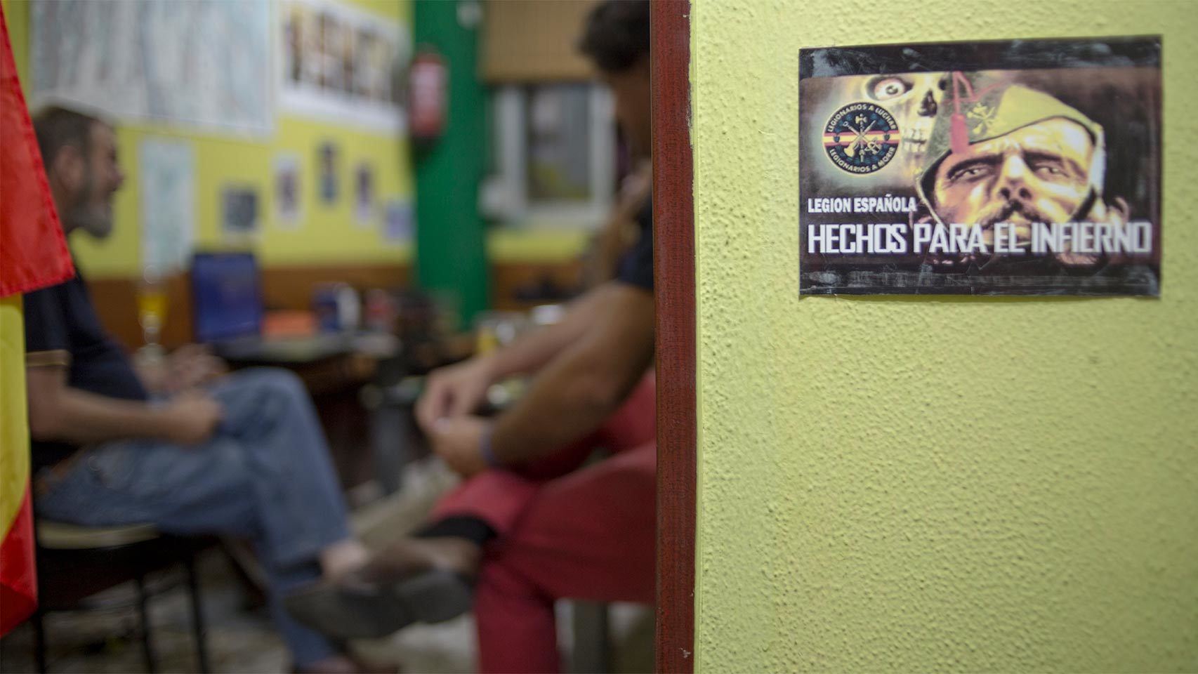 El rincón de la Legión, Vallecas.