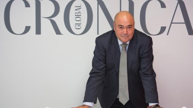 Salvador, el pasado jueves en la redacción de Crónica Global