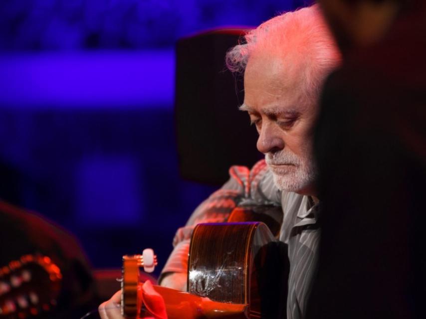 Manolo Sanlúcar durante el concierto.