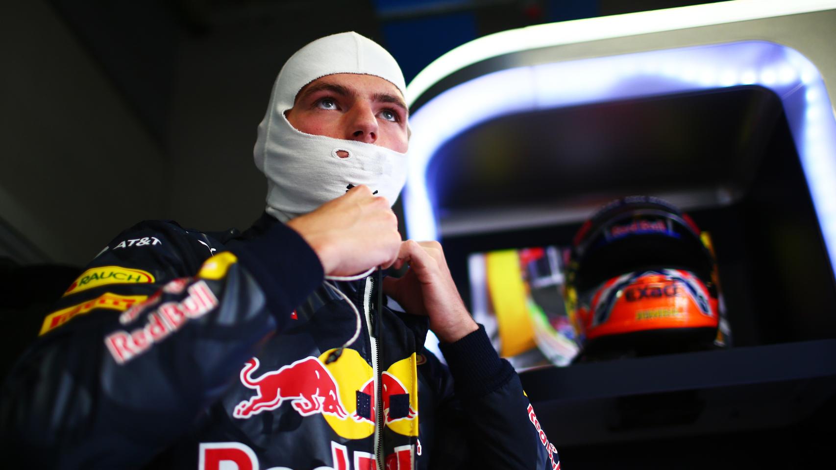 Verstappen, en un momento del GP de Bélgica.