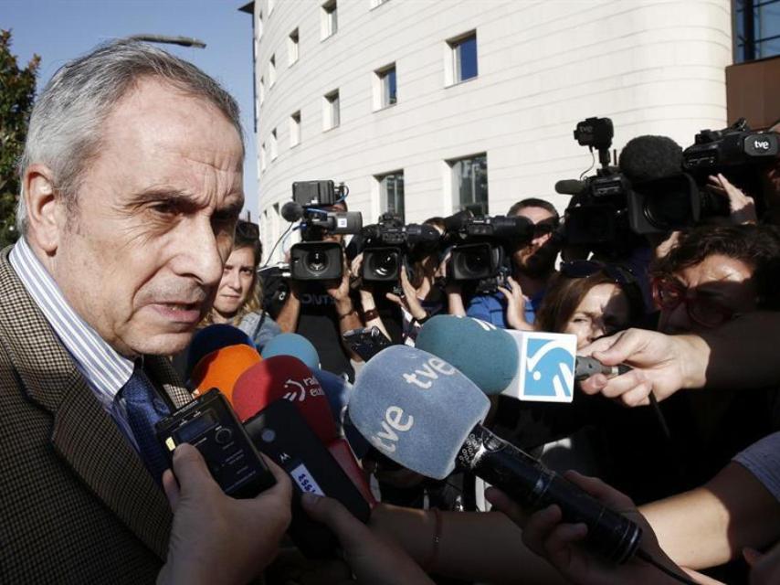 El abogado de la joven que denunció haber sido violada, Carlos Bacaicoa.