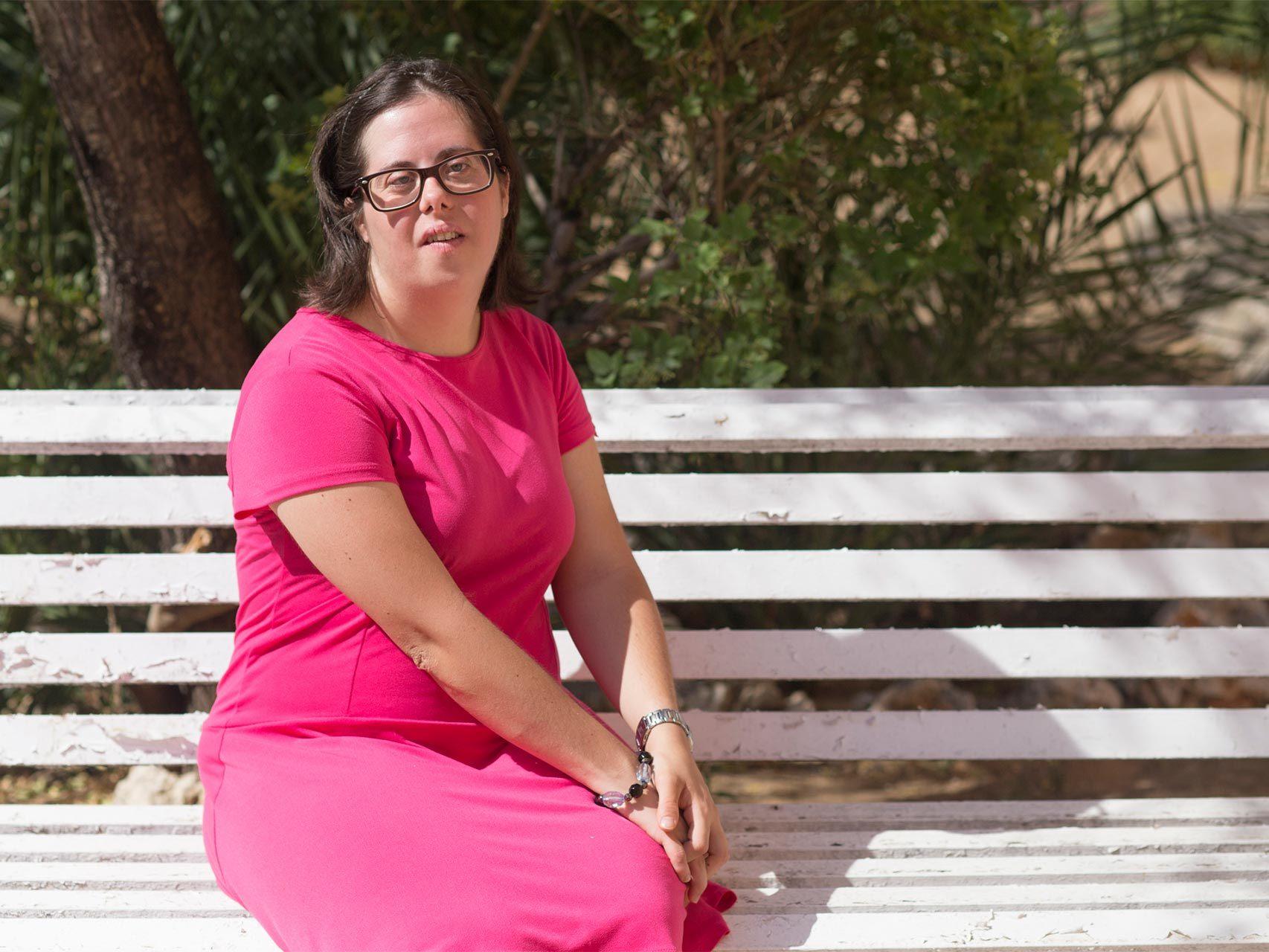 Isabel García Sánchez-Escalonilla tiene síndrome de Down.