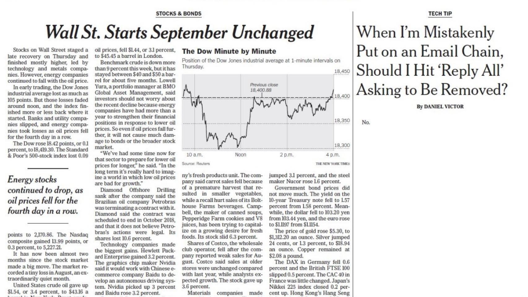 A la derecha, el artículo publicado por el periodista Daniel Victor.