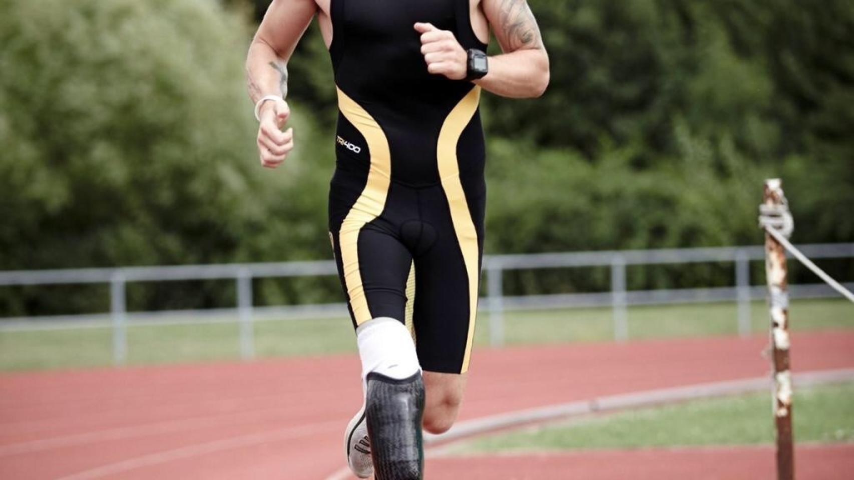 Andy Grant, entrenando.